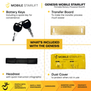 Genesis Mobile Stairlift - Battery Powered Portable Motorized Stair Chair Lift