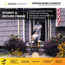 Genesis Mobile Stairlift - Battery Powered Portable Motorized Stair Chair Lift